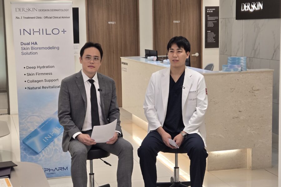 인힐로 국내 1호 거점연구병원 선정 및 라이브시술 촬영 자료 사진
